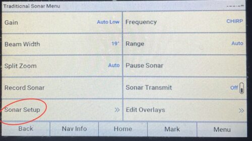 Sonar Setup